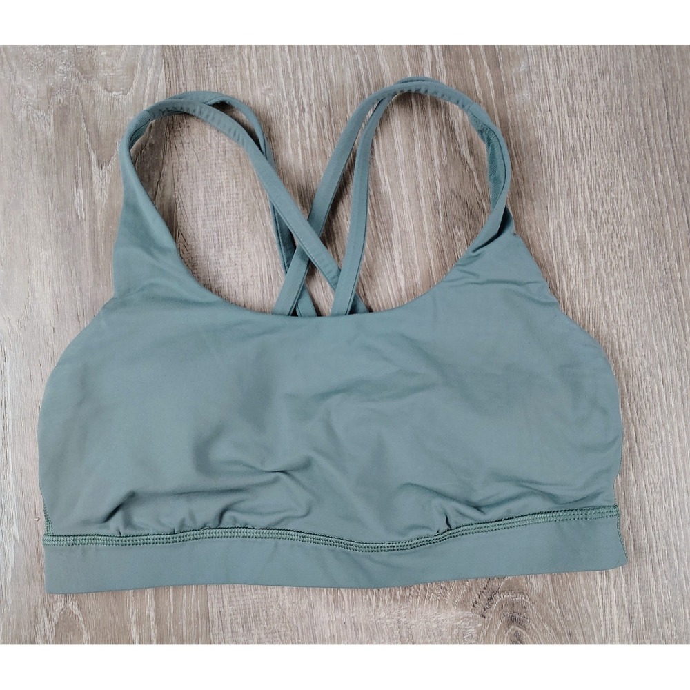 Lululemon Energy Womens 6 Strappy Back Sports Bra Yoga Athletic Gym Workout